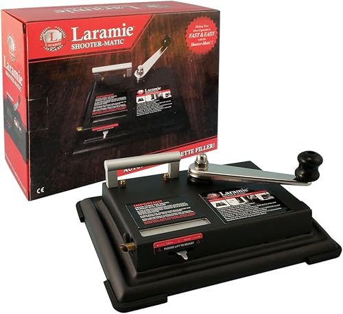 Laramie Shoot O Matic - Máquina de metal para cigarrillos (tamaño king y tubos de 3.937in)