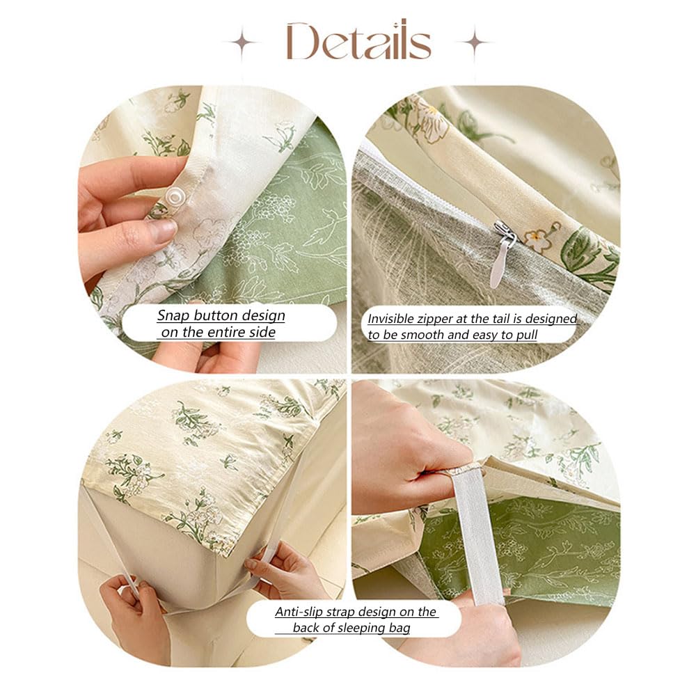 Highdi Saco De Dormir Doble, Forro Saco De Dormir con Compartimento para Almohada Compacto y Ultraligero, Portátil, Ligero, para Mochilas de Viaje y Hoteles