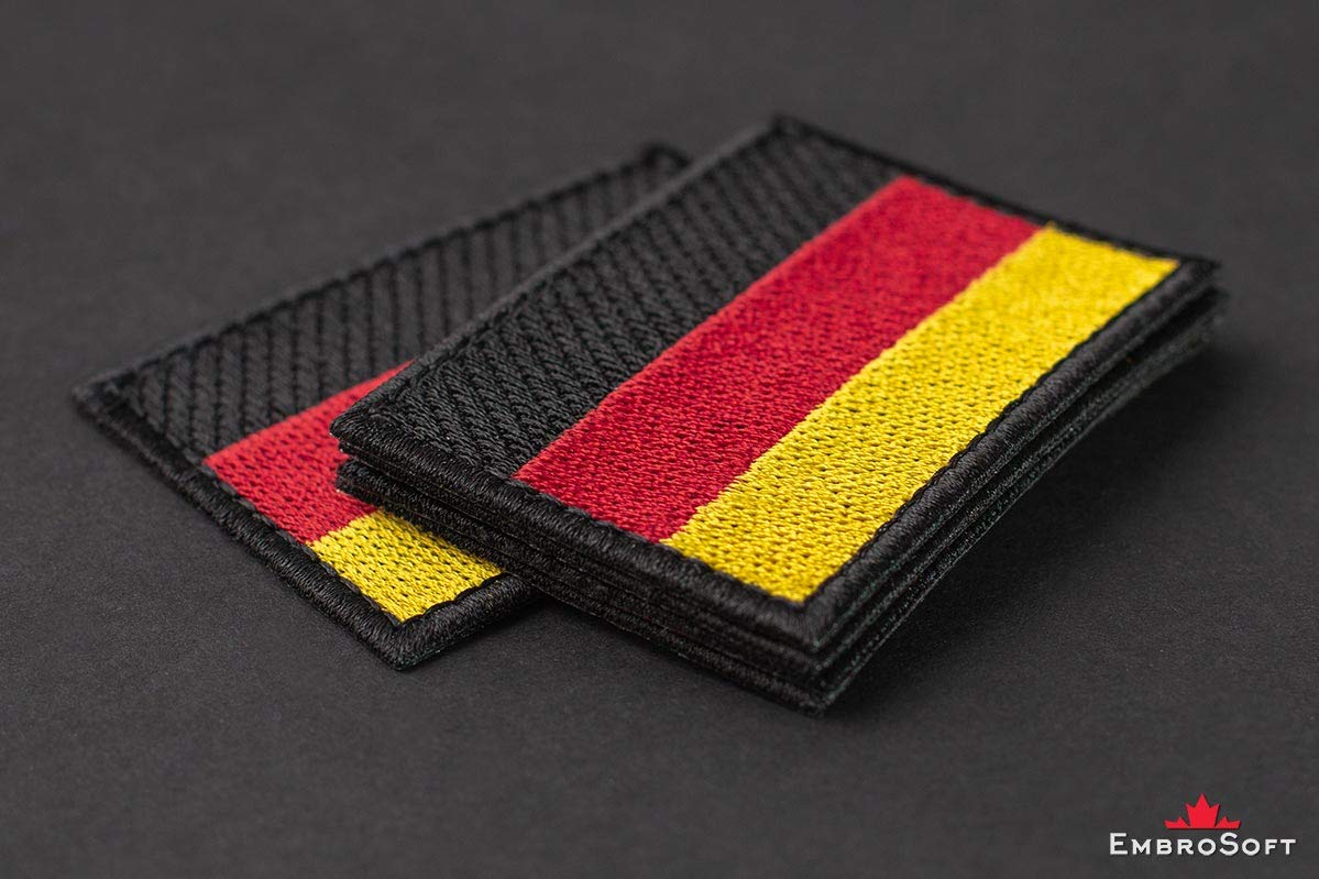 Toppa ricamata con bandiera tedesca, bandiera del paese della Germania, emblema nazionale, termoadesiva