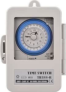 Bonkshire 2X Sul181H Minuterie Mécanique Minuterie 24 Heures Relais De