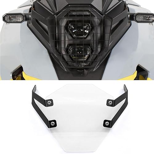 Para V-STROM 800DE 2023 2024 nuevo protector de luz de cabeza de motocicleta protector de la parrilla de protección (transparente)