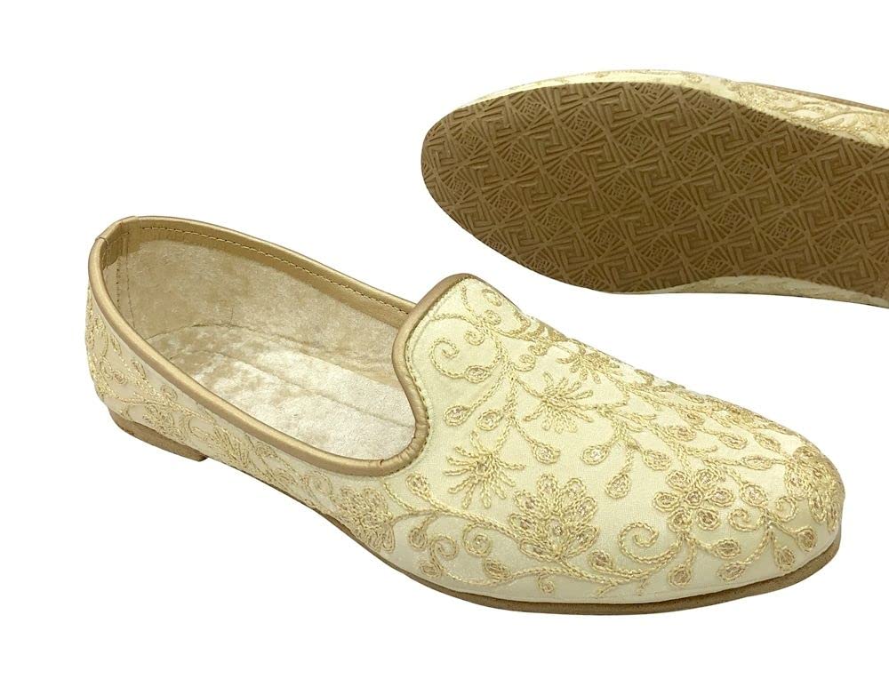 Stop n Style Jutti Sherwani-Schuhe für Herren, indische Hochzeit, handgefertigt, ethnisch, Mojari, Punjabi, Juti