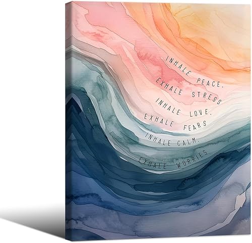 Miniatura 35 de Medpol Lienzo retro rojo abstracto de ojos para pared, póster hippie trippy, citas de afirmación, decoración de pared de los años 60 y 70,