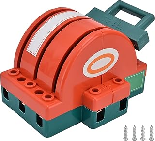 3P 63A 220V Knife Switch, 3 Pole Double Throw Knife Switch Industrial, PA and ABS Bidirectional Switches for Fail Circuit Breakers, Power Switches RPSHK11-3P63A