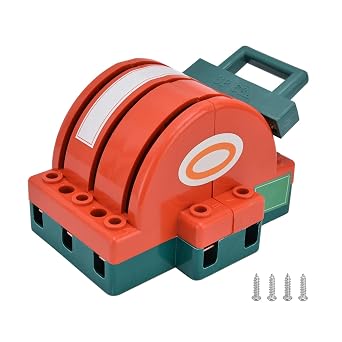 3P 63A 220V Knife Switch, 3 Pole Double Throw Knife Switch Industrial, PA and ABS Bidirectional Switches for Fail Circuit Breakers, Power Switches RPSHK11-3P63A
