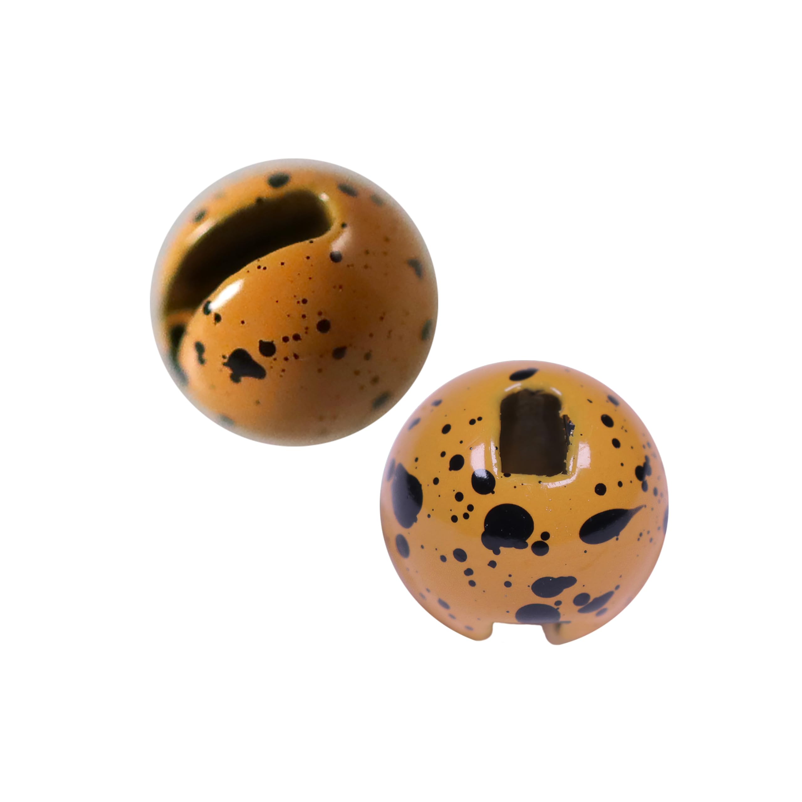 Temorah 35 Colors 2.0-6.4mm Slotted Tungsten Beads for Fly Tying (Mottled Dirty Olive, 2.3mm(3/32'') 50PCS)