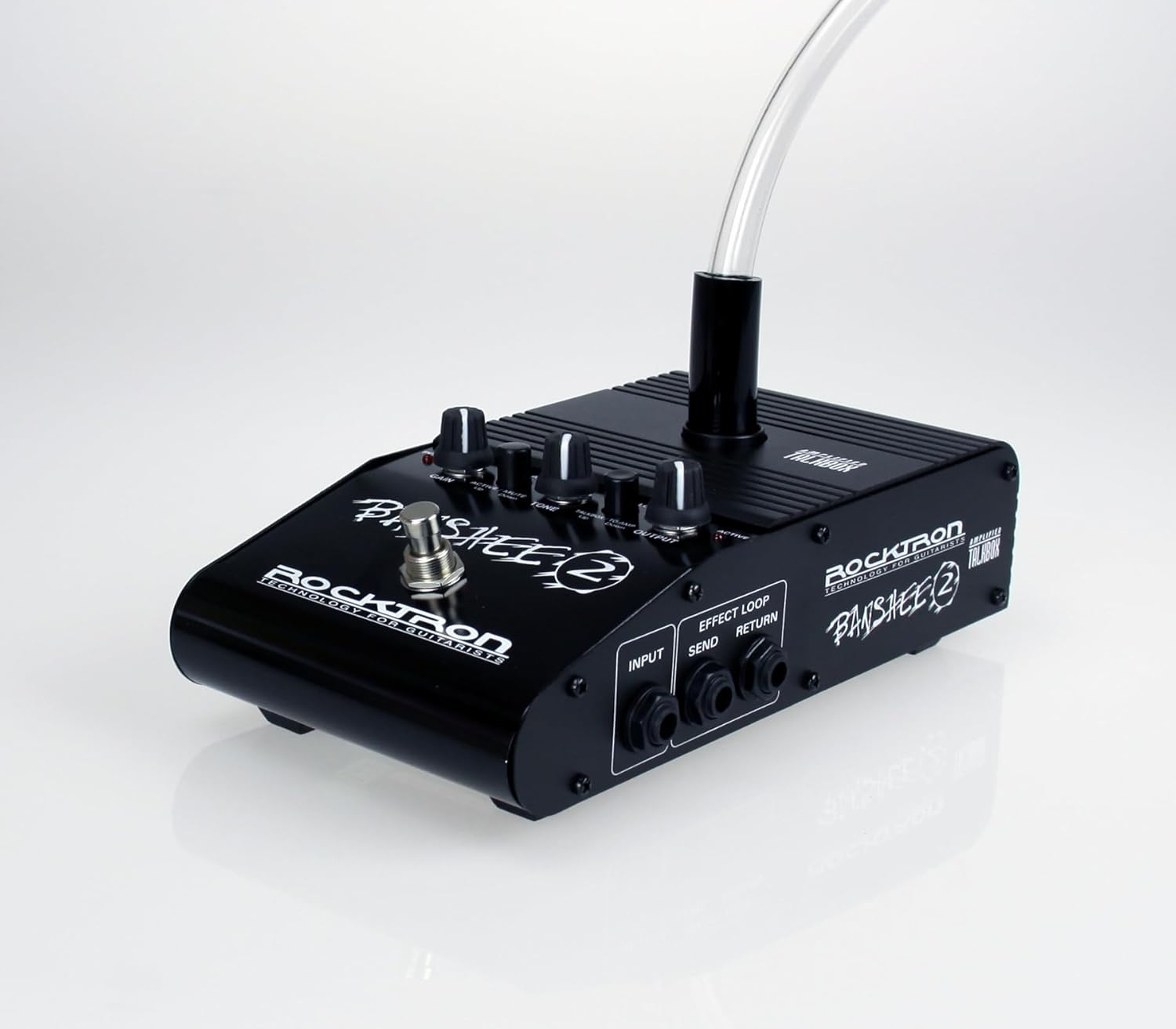 Rocktron Banshee 2 Talk Box Guitar Effects Pedal – Talkbox Effect with Built-In Amplifier, Tube Mouthpiece, Vintage Funk & Rock Voice Guitar Pedal, Talkbox Pedal for Electric Guitar, Bass & Keyboards