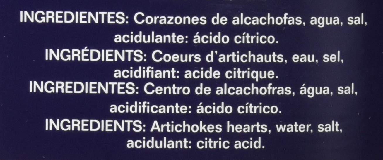 Celorrio 50 - 50033 Corazon Alcachofa Trozos Cocida Ii Lata - 3 kg