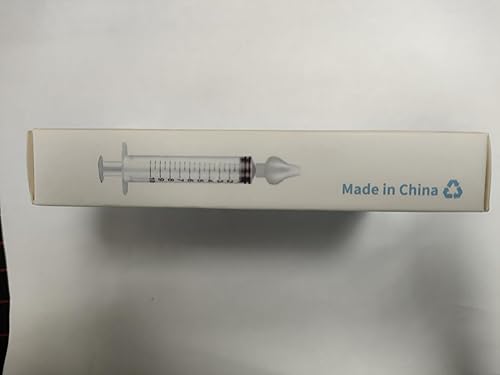 Vista 21 de Irrigador nasal para bebé, 0.3 fl oz, aspirador nasal profesional para bebés con puntas de succión nasal de silicona segura, jeringa nasal portátil