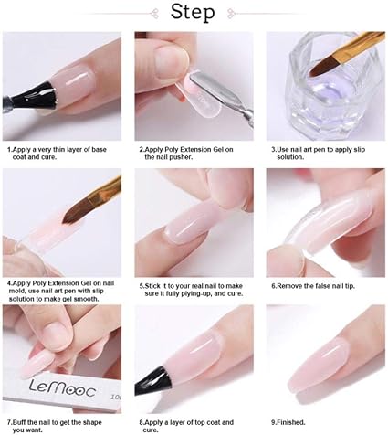 35ml Nail Cleanser Gel Schnelltrocknendes Wasserkristall Verlangerungsgel Liquid Professionelle Und Praktische Poly Slippery Founder Nagelspitzen Amazon De Beauty 