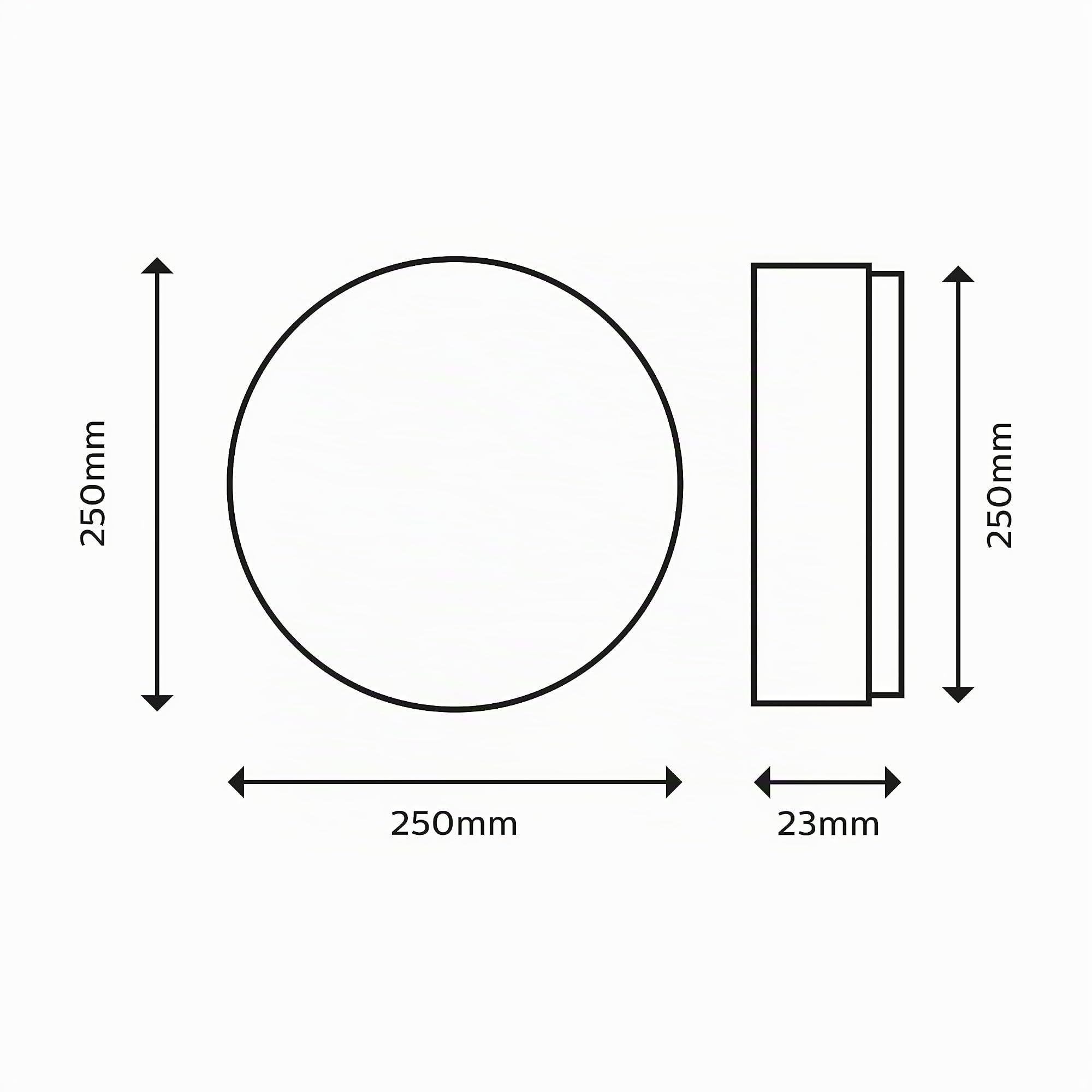 Philips LED soffitto bagno Superslim, bianco, 15W, luce bianca neutra 4.000K, 3 impostazioni di luce - dimmerabile senza dimmer, protezione IP44, confezione doppia