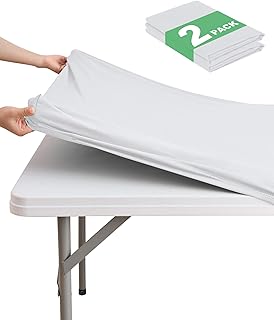 KeyWave Waterproof Fitted Card Table Covers