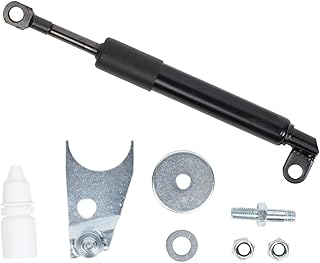 Strongarm GL2001 ProGlide Tailgate Assist Damper, Lift Support with Assembly Kit, Black, One Size