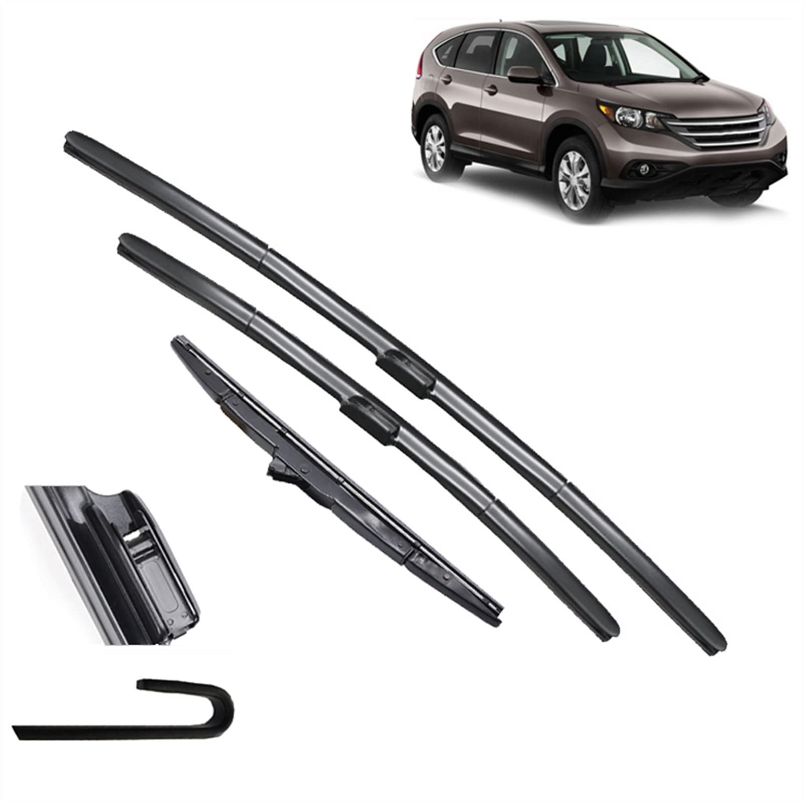 Kit balais essuie-glace Honda CR-V MK4 2012 2013 2014 2015 2016 pare-brise vitre