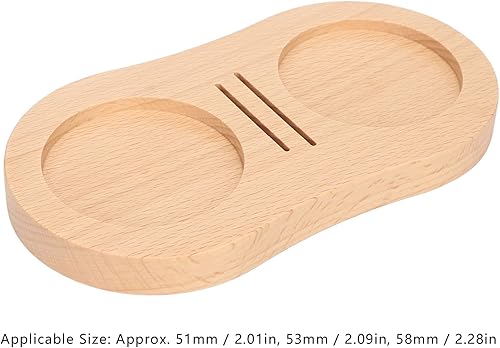 Miniatura 3 de TOPINCN Alfombrilla de madera para café, tapete de almacenamiento para asiento, accesorios de red, distribuidor de polvo, divisor de agua,