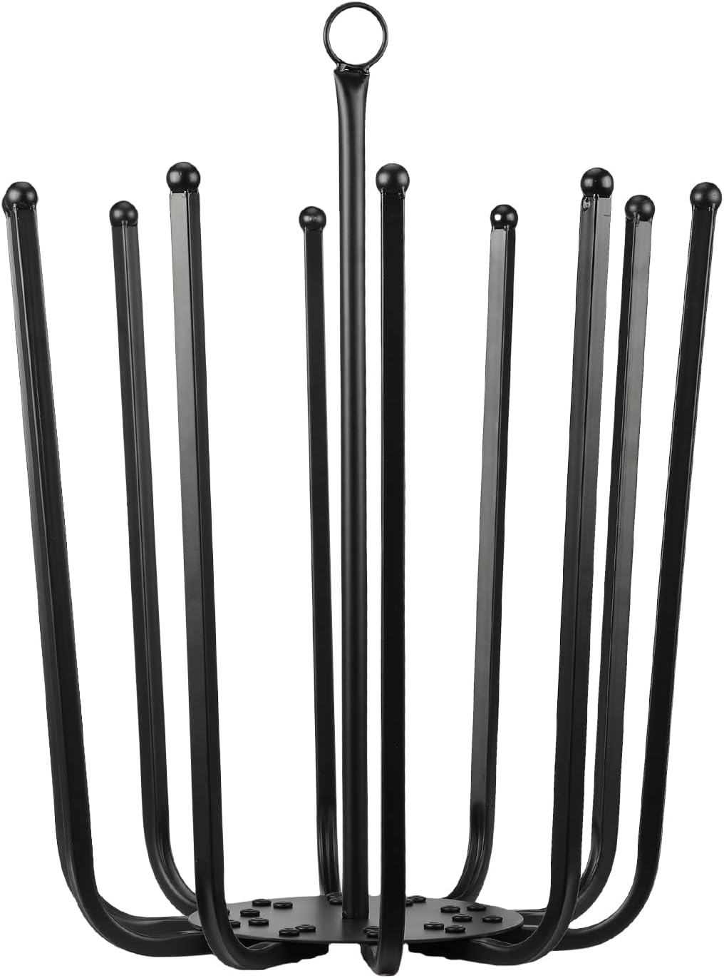 Jacob Round Metal Welly Boot Stand - Black