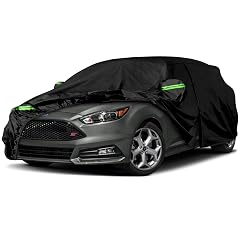 Waterproof Car Covers Replace for 1999-2025 Ford Focus Hatchback 6 Layers All Weather Custom-fit Car Cover with Zipper