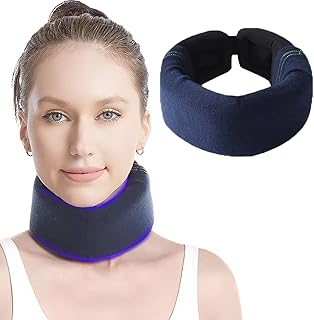 Soft Foam Neck Brace Universal Cervical Collar, Neck Brace for Neck Pain and Support for Women, Men, Adjustable Neck Support Brace for Sleeping, Pain Relief, Neck Brace for Posture