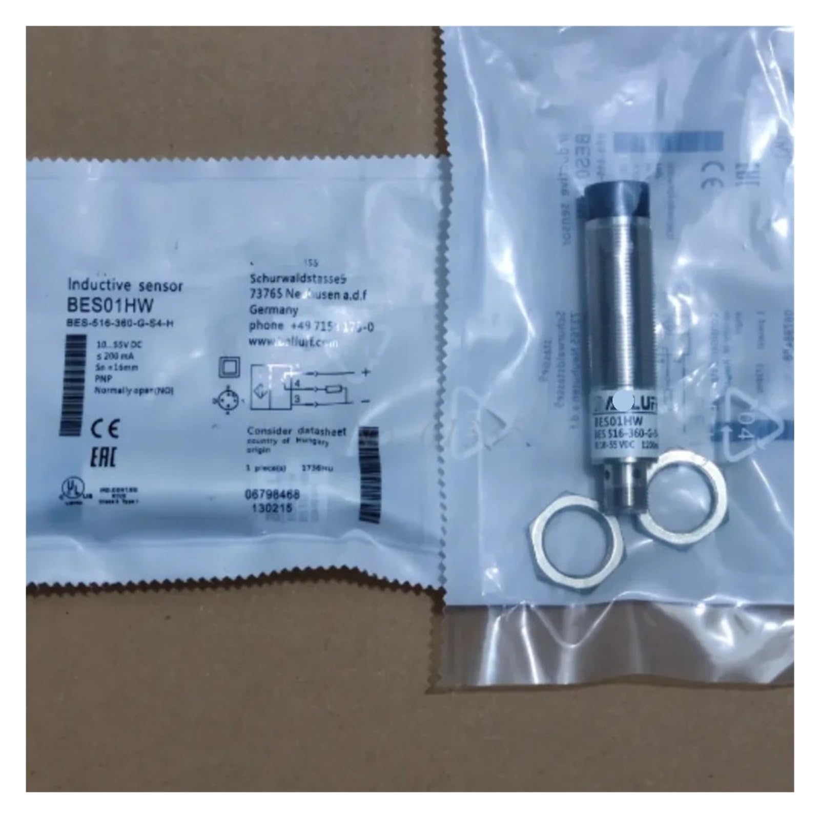 EWHBGSJOP 1pcs BES516-360-G-S4-H M18 proximity switch sensor