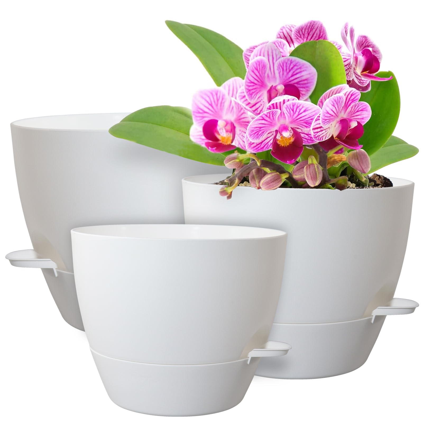 WSMKSZ Large Self Watering Pots