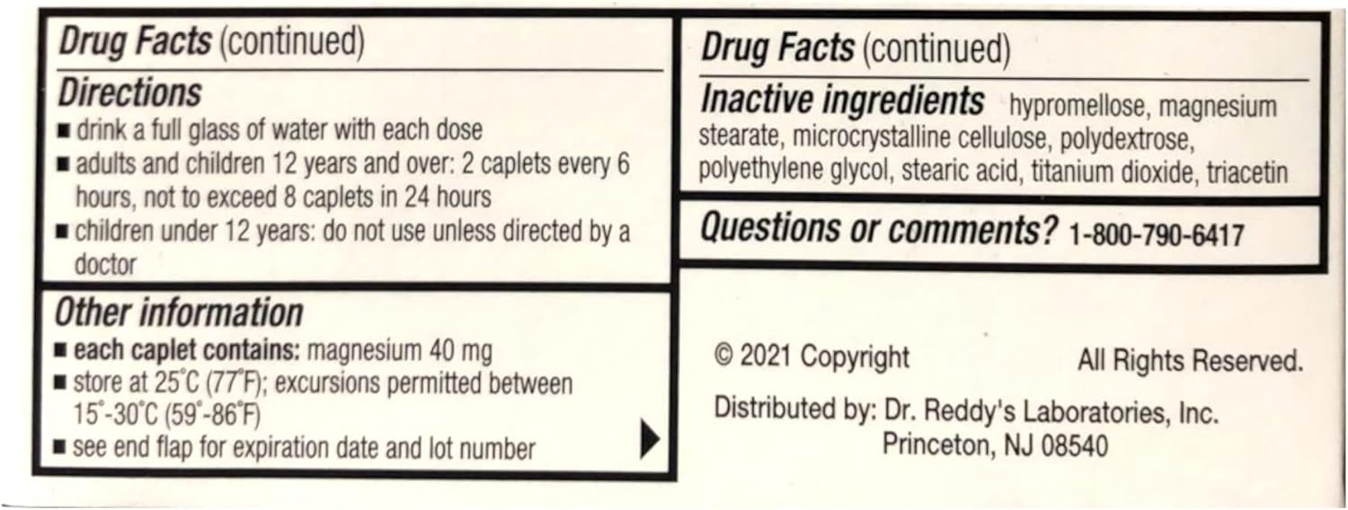 Doan's Extra Strength Pain Reliever, Magnesium Salicylate Tetrahydrate 580 mg, Relieves Backache Pain, 24 Caplets (Pack of 5)