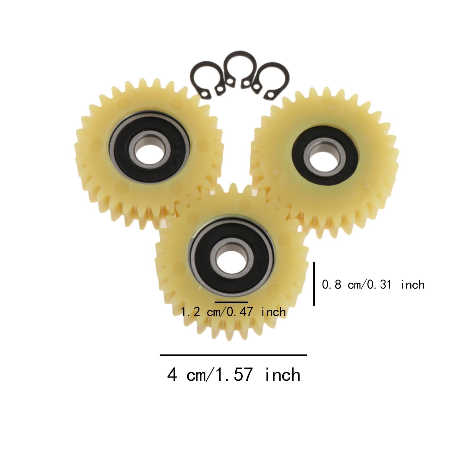 Lot de 3 Engrenages planétaires pour Moteur de vélo électrique, Accessoires de Remplacement pour véhicule électrique 608RS, vélo Professionnel 30T