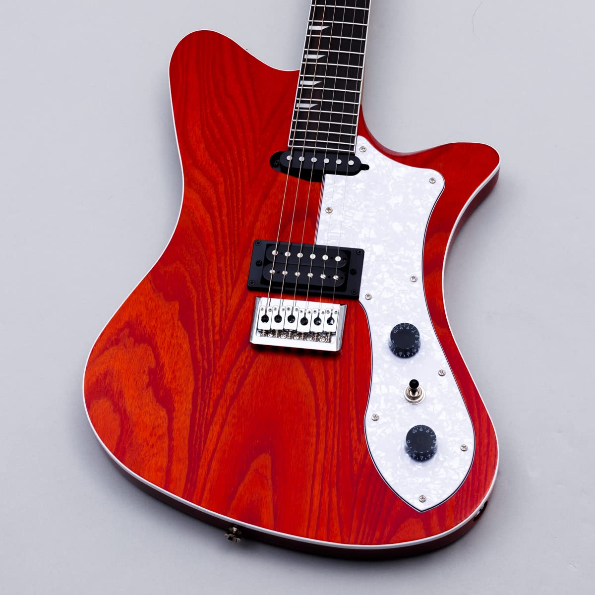 Amazon.co.jp: RYOGA SKATER/LEC-v2 Scarlet Red Electric Guitar with