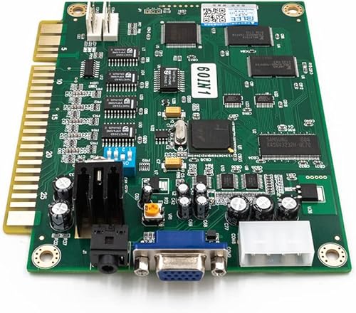 Miniatura 2 de BLEE Videojuego clásico de la arcada 60 en 1 tablero de Jamma del PWB para la salida VGA del CGA