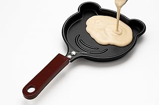 Busstier Hayvan Figürlü Pankek ve Omlet Tavası, Çocuklar İçin Eğlenceli Mutfak Aleti, Yapışmaz Kaplama, Kolay Temizlenebilir 