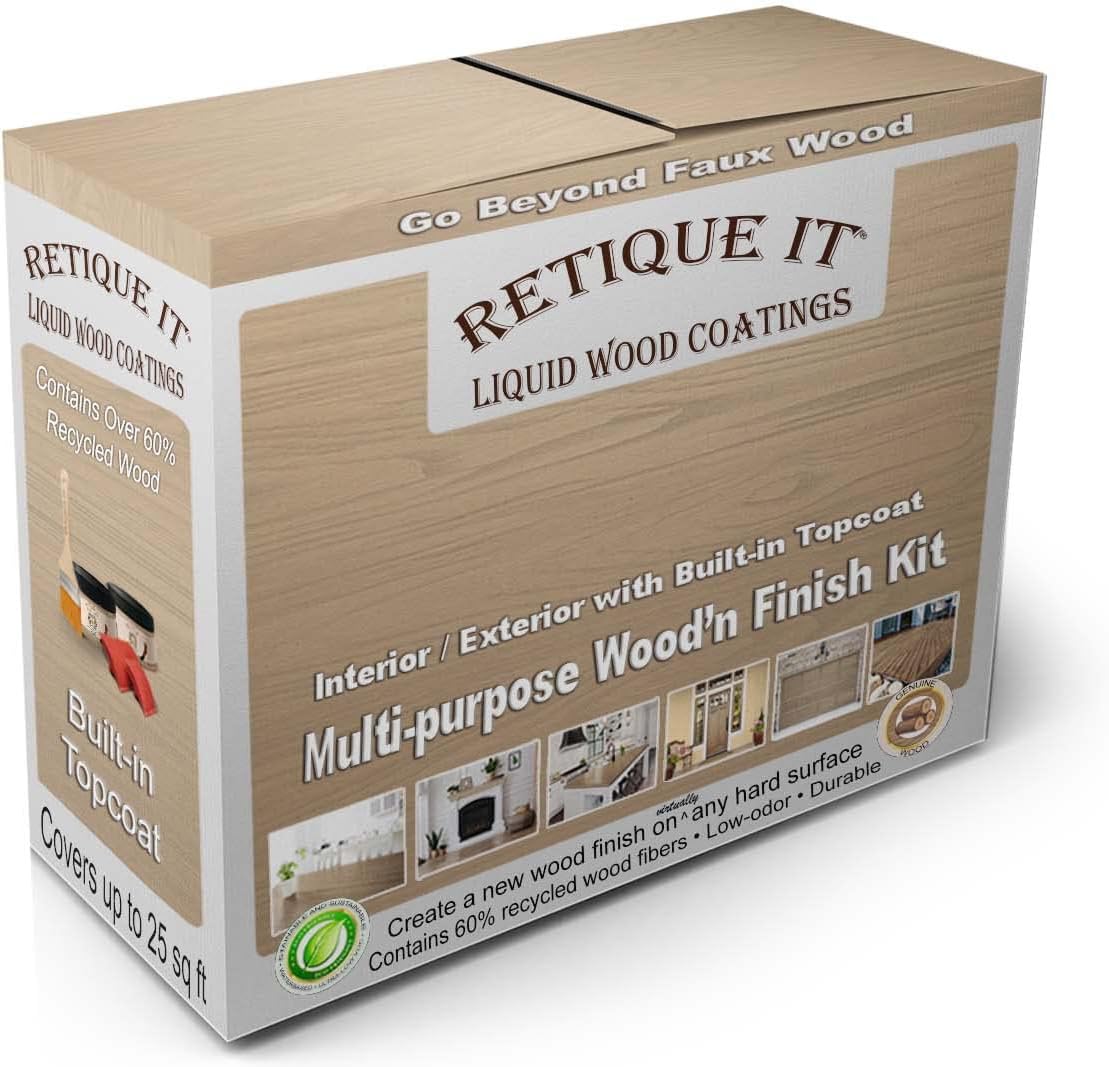 Giani Wood Look Paint for Garage Doors Step 1 Wood Grain Base Coat