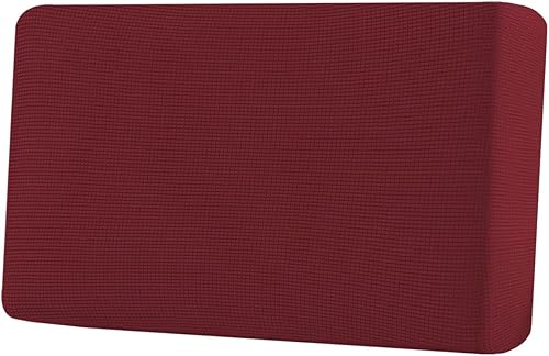 Miniatura 54 de H.VERSAILTEX Fundas de cojín individuales superelásticas para asiento – Juego de fundas de cojín de sofá – Tela de sarga gruesa con textura jacquard