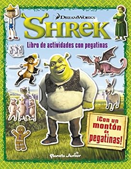 Shrek. Libro de actividades con pegatinas: ¡Con un montón de pegatinas!