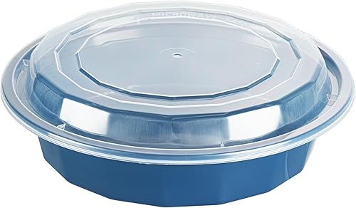 Miniatura 199 de Restaurantware Asporto - Cajas para llevar de 16 onzas, 50 recipientes de alimentos para llevar para microondas, tapas de plástico transparente Negro