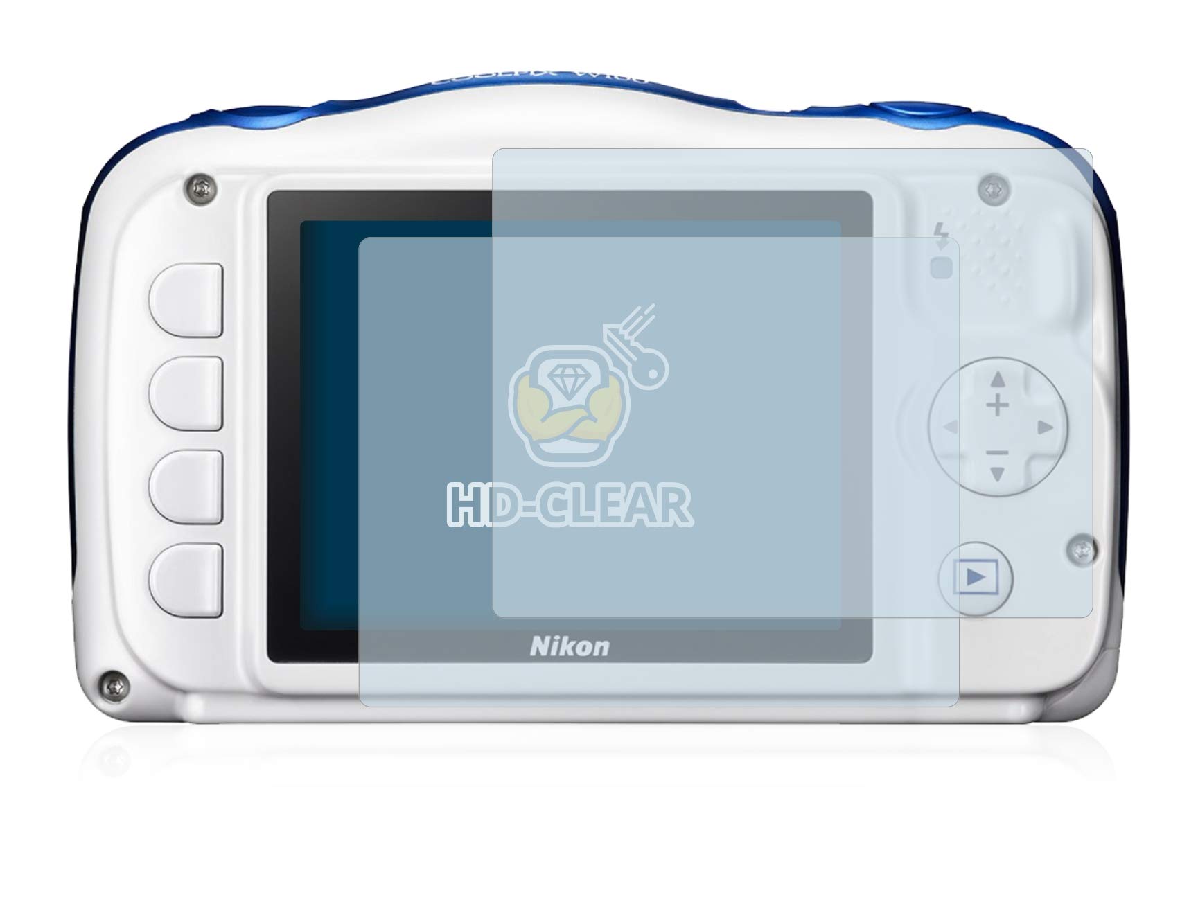 BROTECT Displayschutzfolie Für Nikon Coolpix W300 – 2 Stück | Ultraklar & Kratzfest | Made In Germany