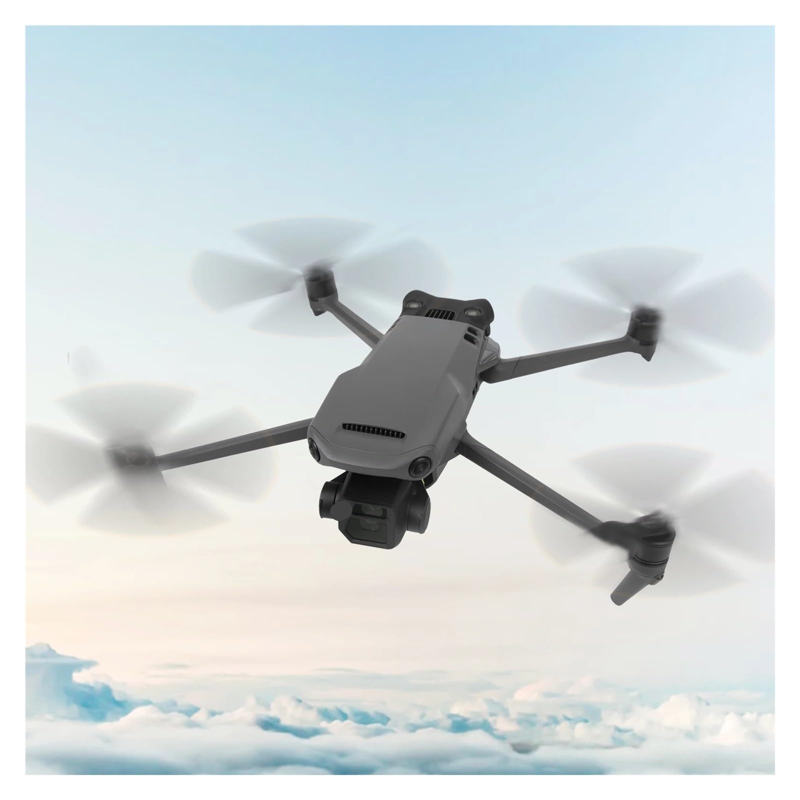Compatible con 3 Pro/3/3 Classic, hélice de liberación rápida, Palas Plegables, Protector Ventilador, Accesorios for Drones, hélices 9453F(4 Pair Orange)