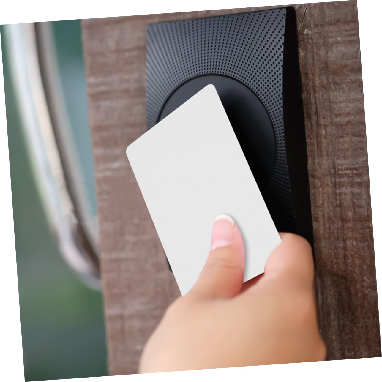 Cartes de Visite Vierges Recto Verso Pvc, 100 Pièces, Blanches