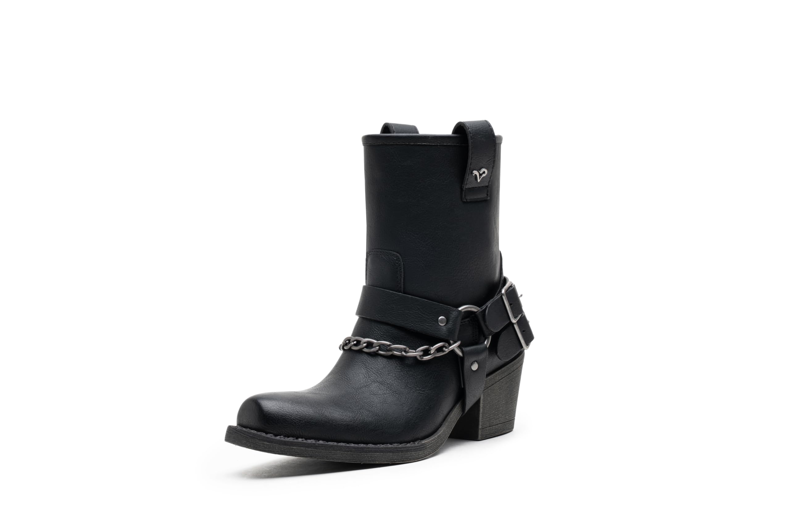 Jeossy Womens Western Ankle Boots