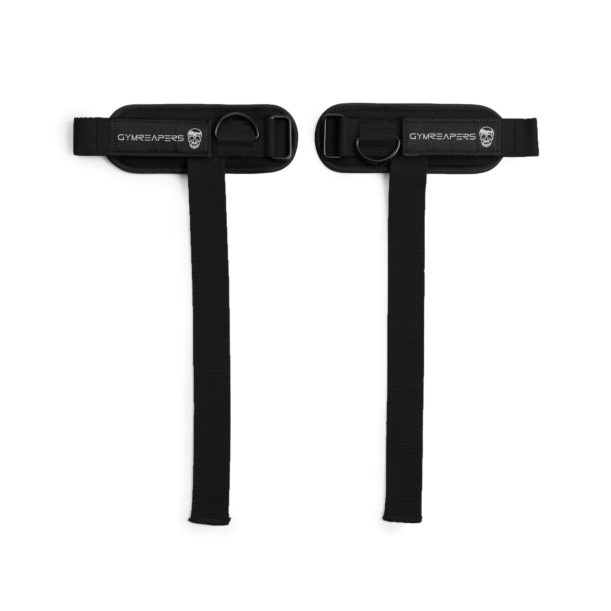 Gymreapers GripLink Gewichthebergurte mit robustem D-Ring und rutschfestem Silikon-Griffperle, verstellbare Unterstützung für Kreuzheben, Powerlifting