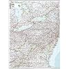 National Geographic Maps Mid-Atlantic U.S.A Wall Map - 31 x 24 inches - Front Lamination