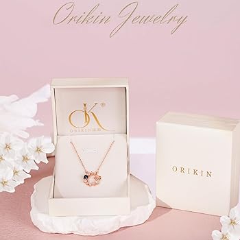 Amazon | [ORIKIN] 桜ネックレス レディース シルバー925 金属
