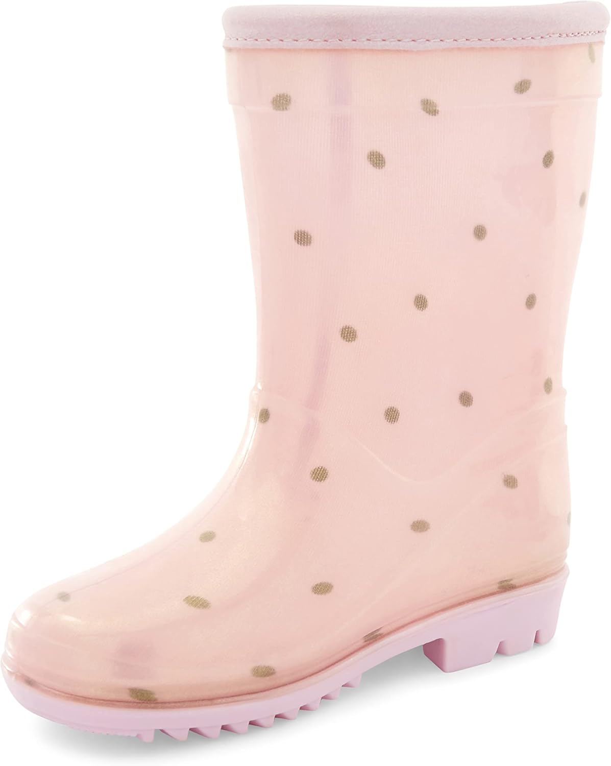 carter's Girls Nina Rain Boot, Pink, 9 Toddler
