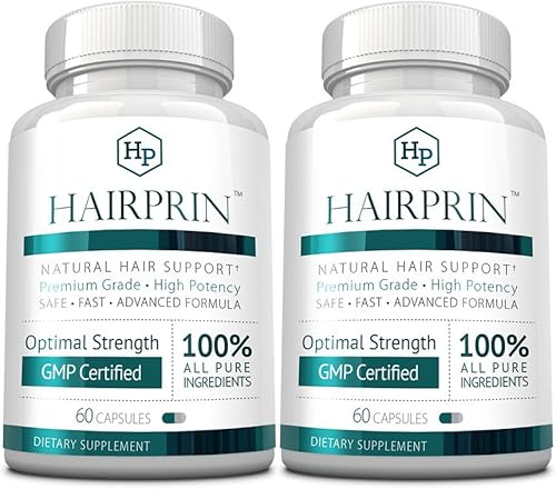 Approved Science Hairprin - Promueve el crecimiento del cabello y ayuda a estimular la circulación del cuero cabelludo. 60 cápsulas veganas por