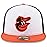 New Era MLB 59FIFTY Team Color Authentic Collection Fitted On Field Game Cap Hat (as1, Numeric, Numeric_8, Baltimore Orioles)