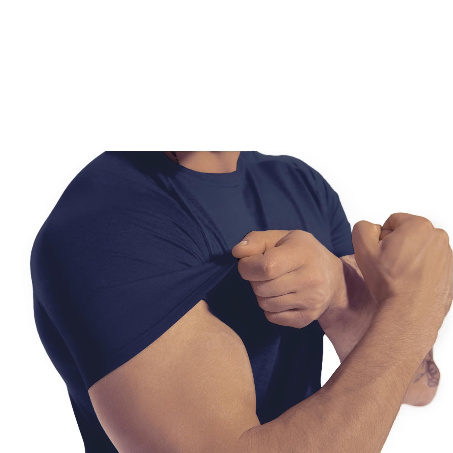 Camiseta de Manga Corta para Hombre, Ajuste seco, para Entrenamiento, Gimnasio, Absorbe la Humedad, Rendimiento atlético, para Correr, Paquete de 3 Unidades