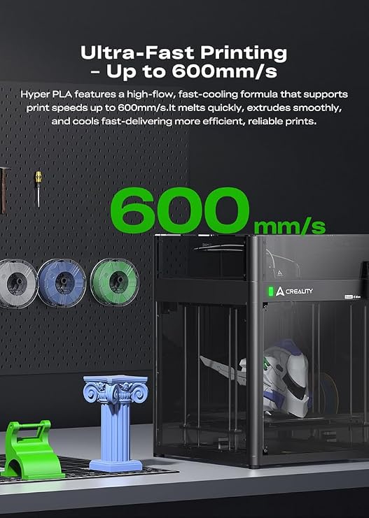 Creality K2 SE 3D Printer Bundle with Hyper PLA Filament 1.75mm Black
