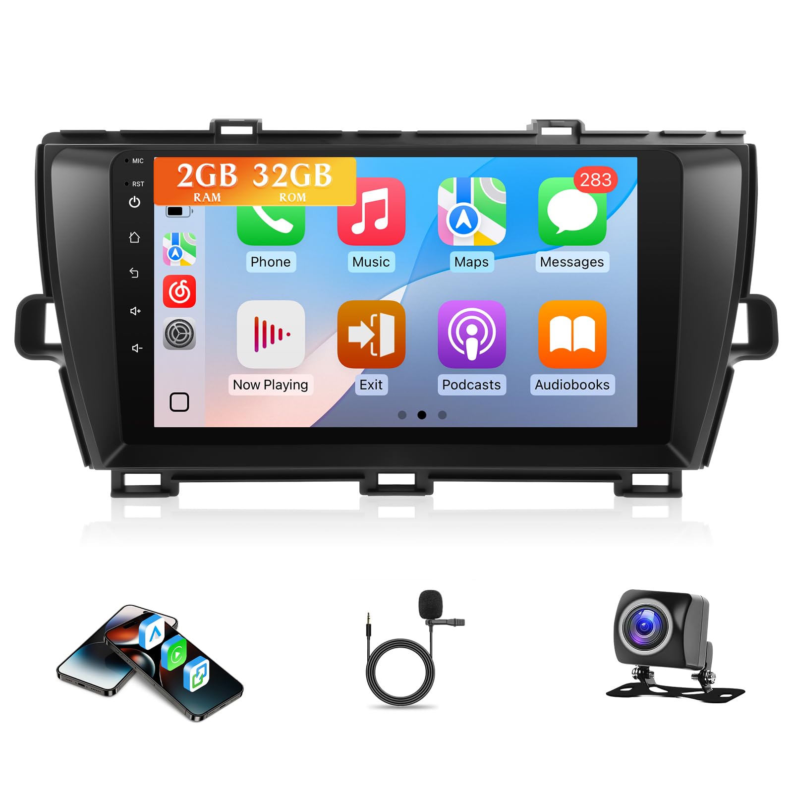 Amazon.com: Leadfan Car Stereo Radio for Toyota Prius 2010-2015