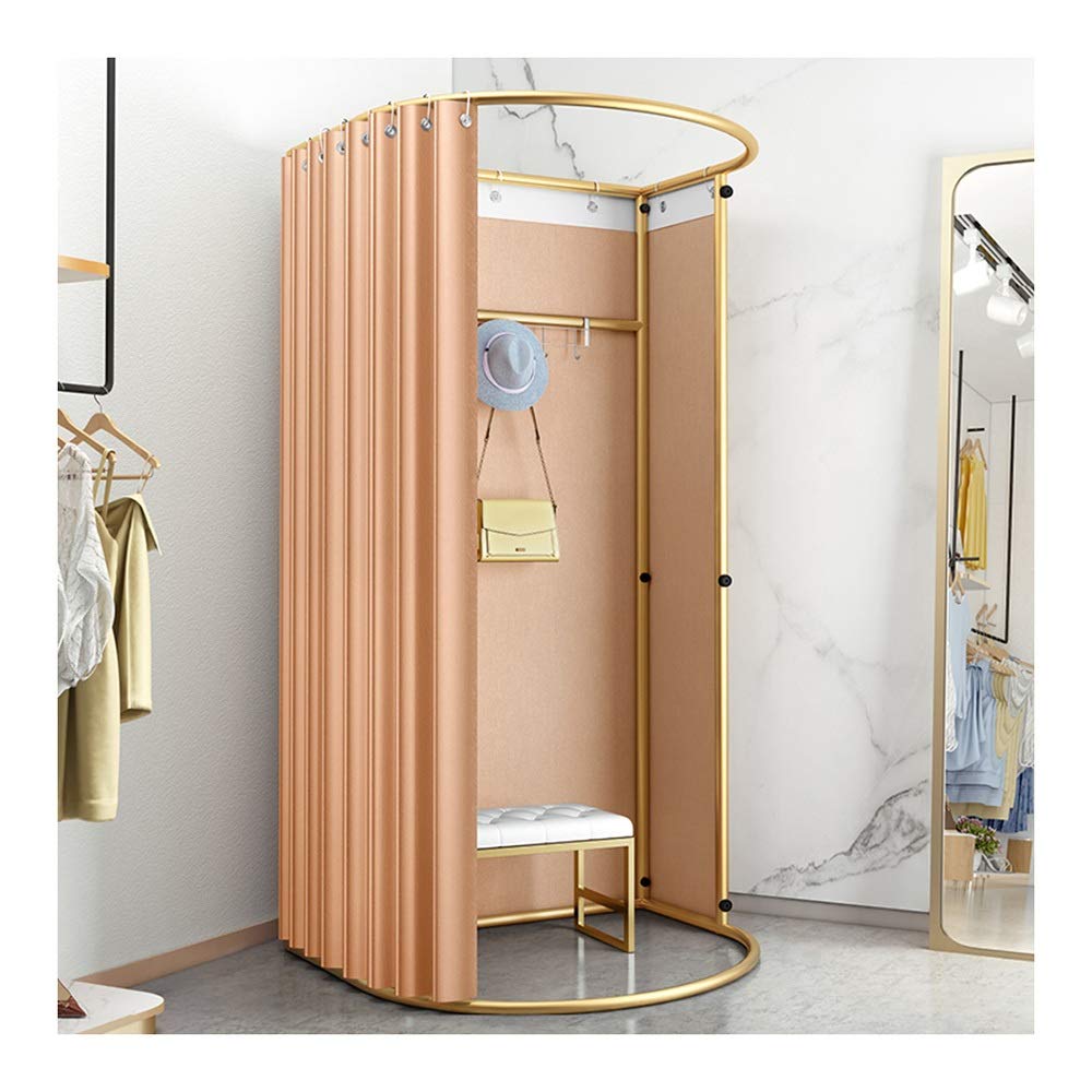 Cabine d'essayage temporaire au sol pour défilés et marchés de mode