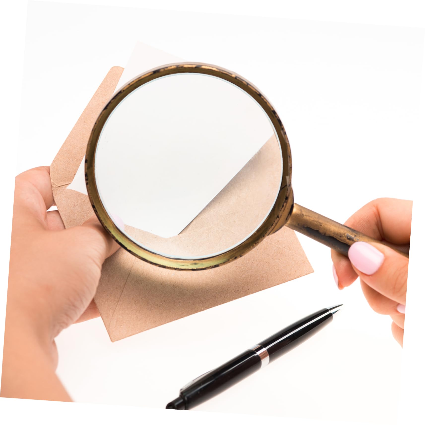 OUNONA Optical Lens Magnifier 75mm Convex Glass Physics Classroom Tool 25mm Focal Solar Energy Experiment