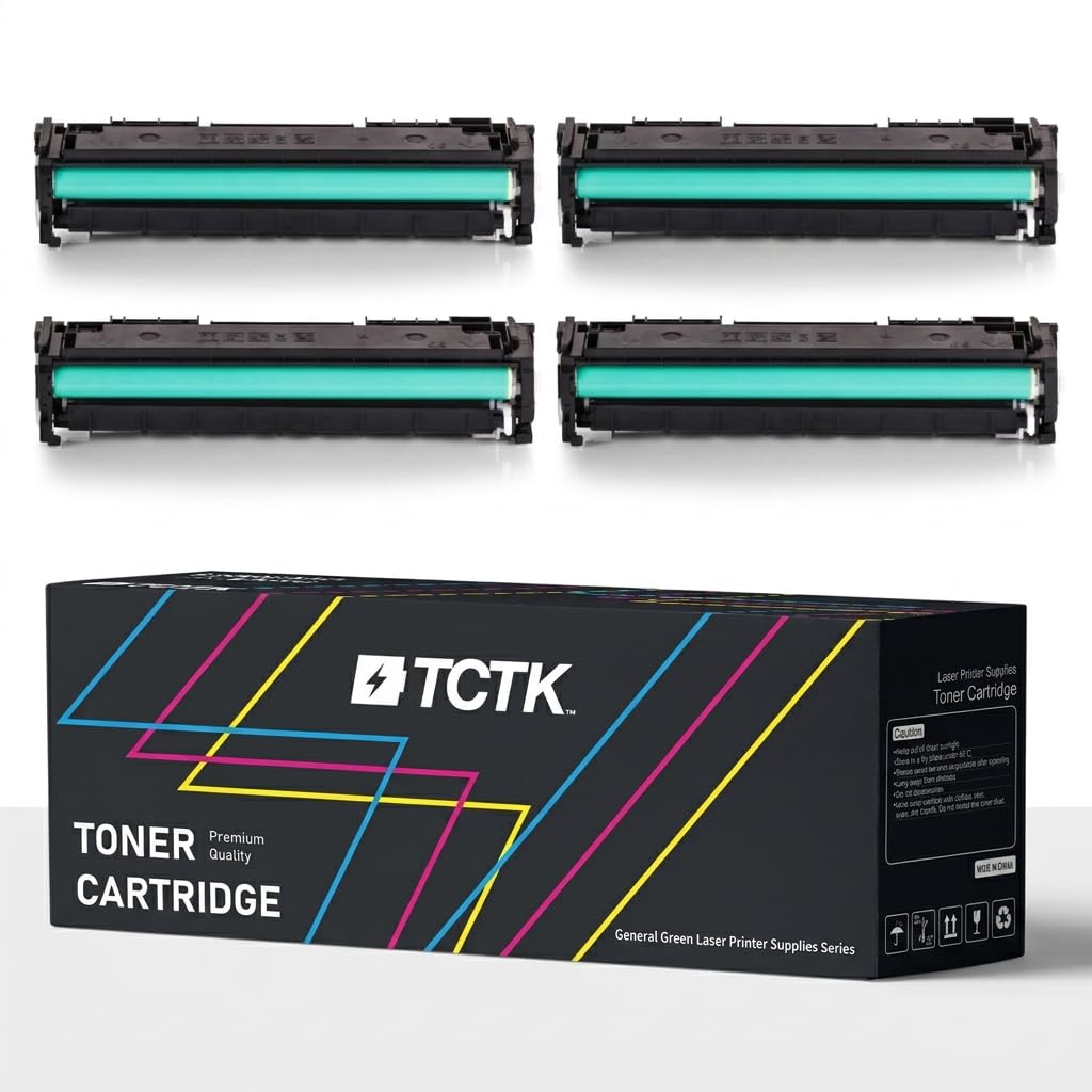 TCTK Toner 220A zestaw 4 szt. CMYK kompatybilny z HP Color LaserJet Pro 4202, do Color LaserJet Pro 4202 dn dw dwe, do MFP 4302, do MFP 4302 dw, zastępuje W2200A