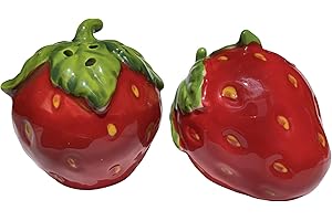 Adorable Strawberry Salt and Pepper Shakers